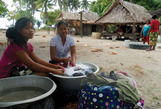 March Women & Girls Across the Pacific, women and girls play a central role in the management of water and sanitation.