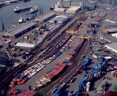 Container rail terminals Main