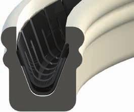 OPTIFACE SEAL OptiFace seals are used in static seal applications and feature an axial squeeze design offered for either external or internal pressure.