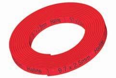 Manufactured to very tight tolerances and providing bearing solutions for reciprocating, oscillating, and slow rotary movement applications, the Hallite 56 bearing strip is used in many of today s