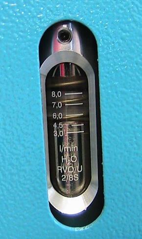 Flowmeter 10-15 C (50-60 F) Volume of cooling