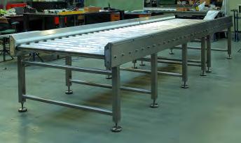 ENDLESS BELT CONVEYORS Seamless 2 ply PU belts. Hygienic box section construction. Wide range of product applications. Conveyor widths and lengths to suit application.