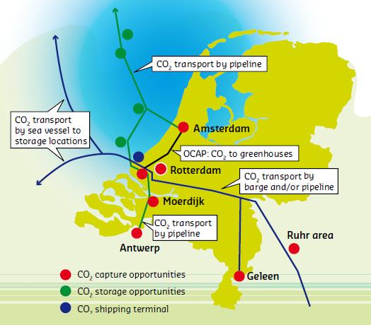 Rotterdam Vision: CO 2 Hub of Northwest Europe Europe will need CCS to meet climate targets Not only in power, but essential in industry CO 2 hubs will