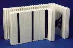 Structural Insulated Panels or SIPs (Figure 1.6.4) are whole wall panels composed of insulated foam board glued to both an internal and external layer of wood sheathing, typically OSB or plywood.