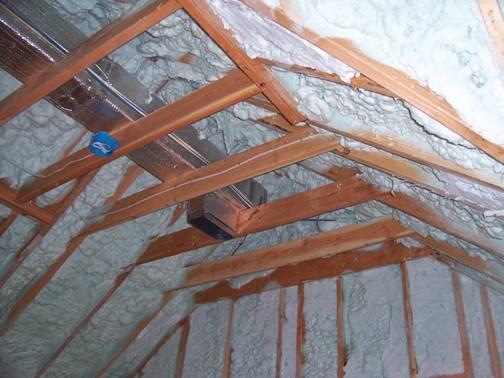 2.3 INSULATED ATTIC SLOPES FOR UNVENTED ATTIC SPACES It is common practice to install HVAC ductwork and air handlers in attic spaces.