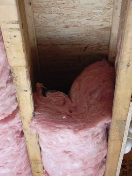 Thermal bypass around the insulation is often the effect, resulting in floors that are too cold in winter and too warm in summer.
