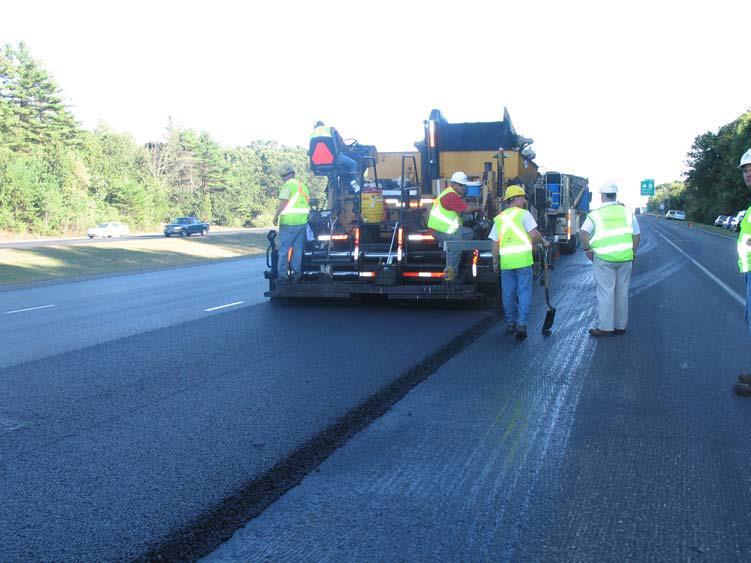 Sustainable Construction Practices Warm asphalt mix (WMA) chosen as the standard state specification as hot mix asphalt