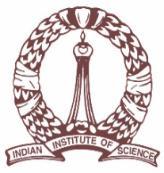 Indian Institute of Science Bangalore, India भ रत य व ज ञ न स स थ न ब गल र,