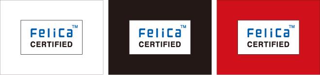 8.4. Color of the Logotype and Background Color The background color of the FeliCa Certified logotype must be white.