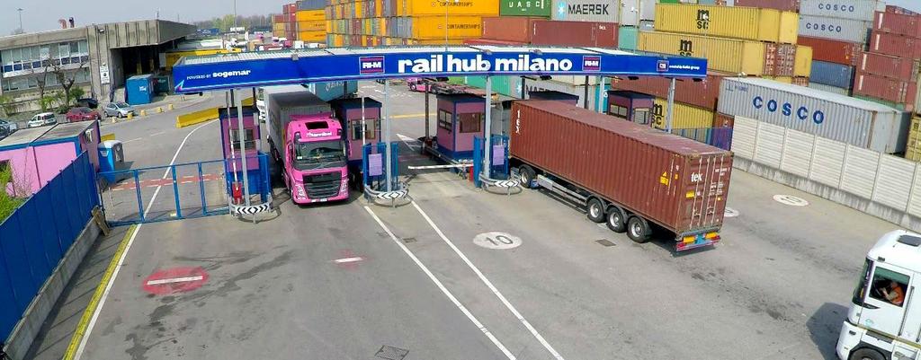 RAIL HUB MILANO MARITIME & CONTINENTAL cargo flows DOMESTIC & INTERNATIONAL 6 LANES