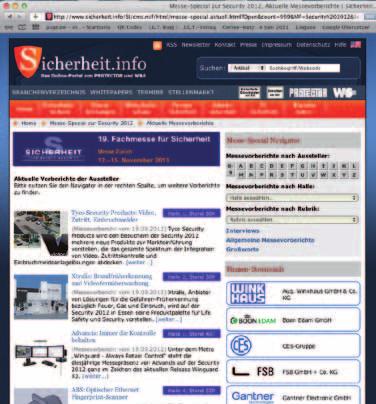 Online Advertising Options and Prices Online-Special for the Sicherheit Zürich 2013 your marketing-materials as a download Much space: Up to 10 MB storage space for your company s brochure, data