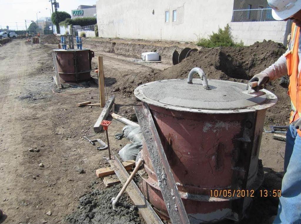 Construction Update Expo ROW Daytime Construction Activities Oct to Dec 2012 Installation of retaining wall, under drains, duct banks, soundwalls and