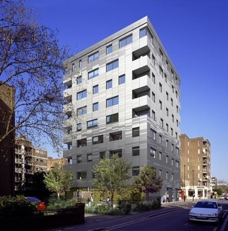 in London, UK Right: 8 storey CLT