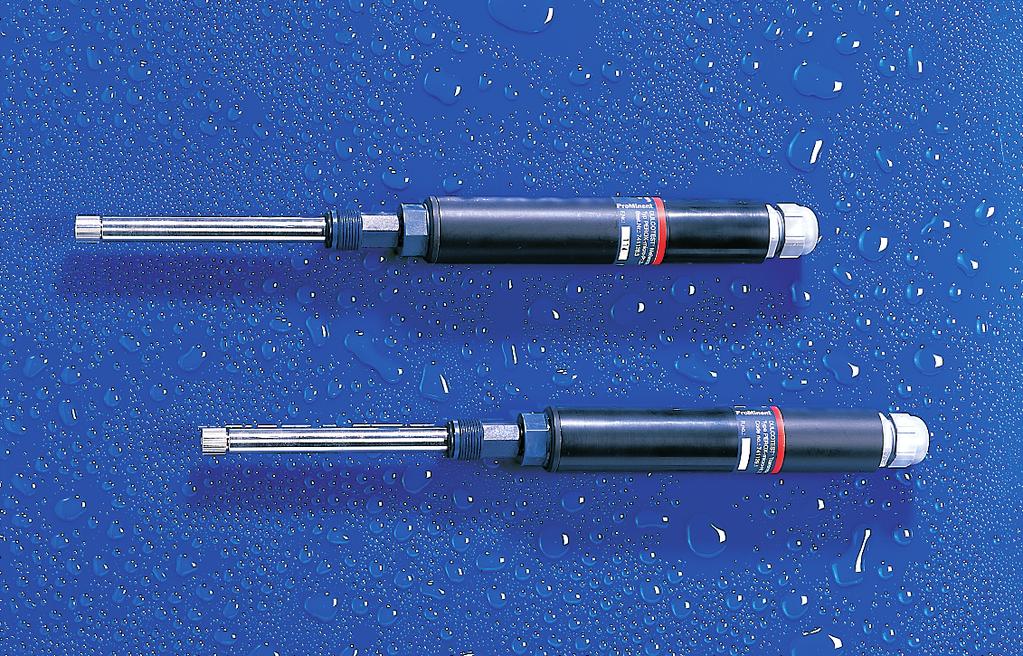Dual or triple electrode probes are used for this process. These consist of a gold or Electrode housing for safe storage and transport platinum collector and a counter electrode.