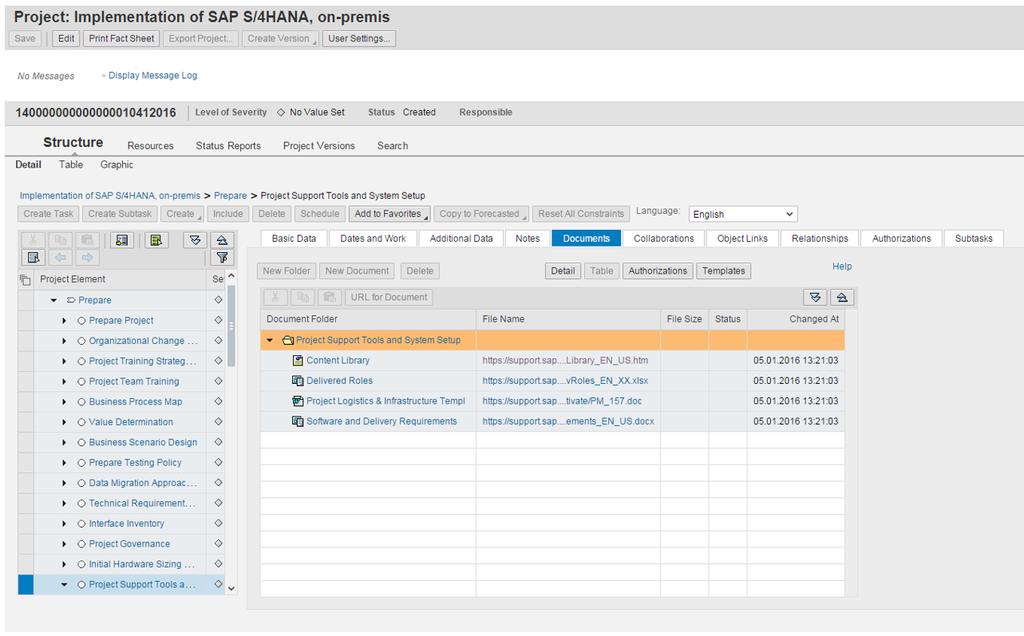 Project Management in SAP Solution Manager 7.