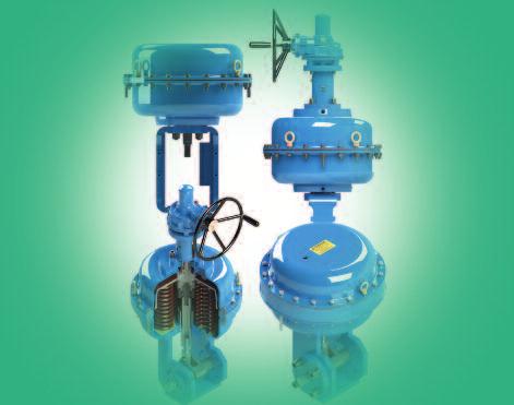 Pneumatic Diaphragm Valve Actuators A100/200 series Economical design Simply top and top side mounted hand-wheels Height strength actuators case with rugged design Low volume between diaphragm and