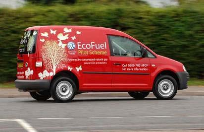 VW Caddy Eco Fuel Best selling CNG van in Germany, launched mid 2006 Built to run on CNG rather than a petrol conversion Right hand drive is type approved for sale in UK Also