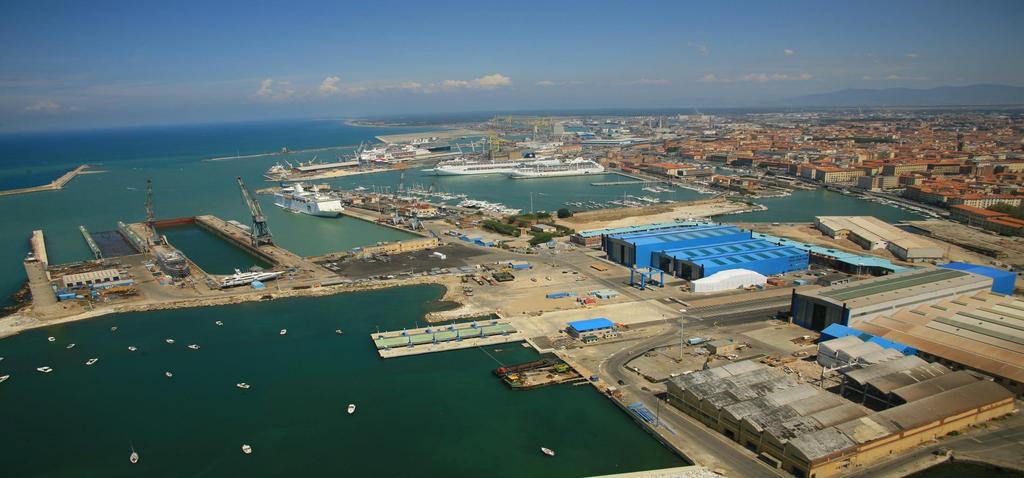 Dry docks for ship maintenance Leisure port Residentian