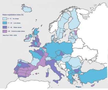 Current status of water reuse in EU Significant resources from surface and underground water 3,500 m3/y per inhabitant But a heterogeneous repartition of resources (seasonal and geographical) From