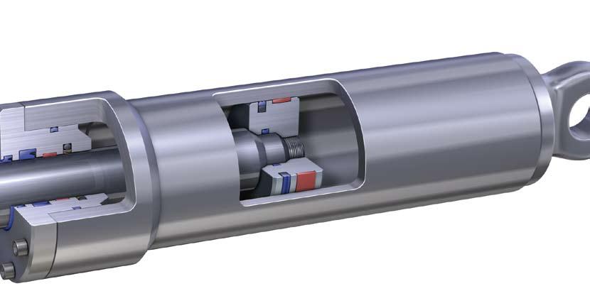 Simrit piston seals Piston seals (according to ISO 7425) enable the desired direction of motion of the piston rod.