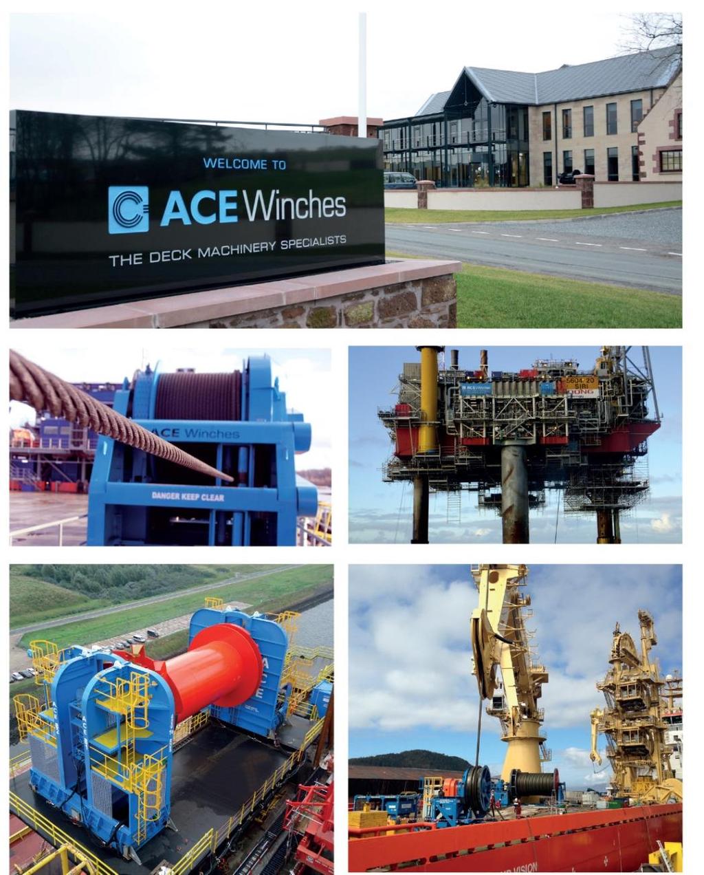 Total Solution Provider ACE Winches is a global leader in the design, manufacture and hire of winches, marine deck machinery and the provision of associated hire personnel for the offshore oil and