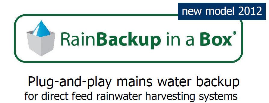 But what happens if stored rainwater runs out? Every system needs a means by which mains water is reintroduced into the system to keep the appliances going.