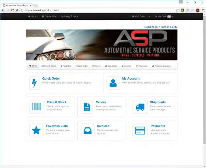Navigating ASP Connect There are 3 easy ways to navigate ASP Connect: The Red menu bar under the ASP logo, that appears on all pages,