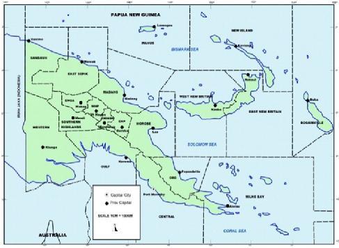 Significant risks are posed by climate change to the PNG environment, economy