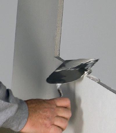 Note Protect all repairs or wrongly drilled holes in a system-compliant manner: seal all cut edges or reseal the damaged areas on the back side of the flow-proof board