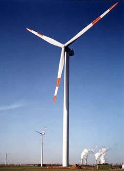 Making a Wedge: wind electricity 7 Effort needed by 2055 for 1 wedge: One million 2-MW windmills (for a total of 2000 GW) displacing coal