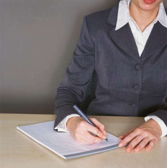 Interview Customs: Note-Taking Record the following briefly during or right after the interview Interviewer s name (or names)