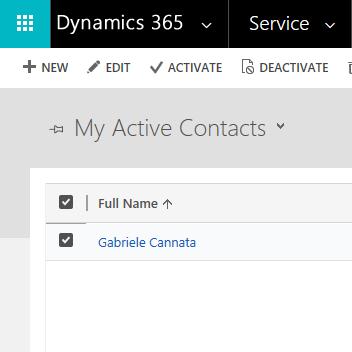 Contacts in Field Service Figure 2: Contacts Data in Dynamics 365 (2018) Regarding the interconnection between CRM and ERP, since the study does not