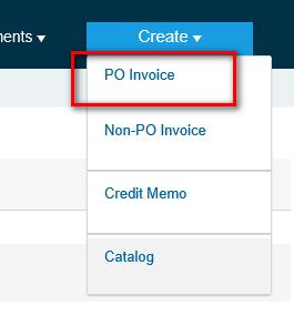 PO Flip Invoice To create a PO-Flip Invoice