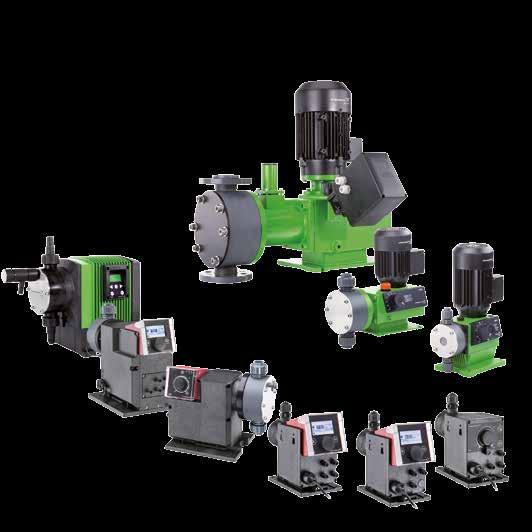 DOSING PUMPS In order to cover any dosing requirement in the installations of our customers, we offer a wide range of dosing pumps.