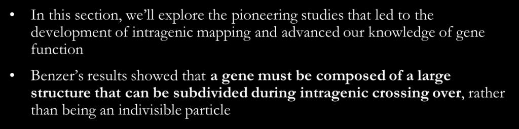 study focusing on the function of the T4 genes He conducted a detailed type of genetic mapping