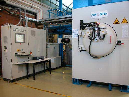 Figure 4 Diffusion welding machine in FZ Jülich Table 3 Main parameters of diffusion welding and deformation of welded samples Sample Temperature [ C] Time [min.
