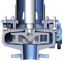 Type C Closed impeller for higher heads and efficiencies. Can not be combined with type S, casings with spray holes.