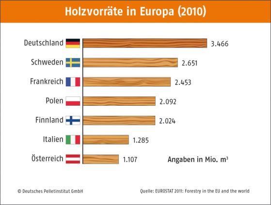 WOOD GROWTH, STOCK AND USE IN GERMANY Wood Stocks in Central Europe Stock, growth and use of wood in Germany stock