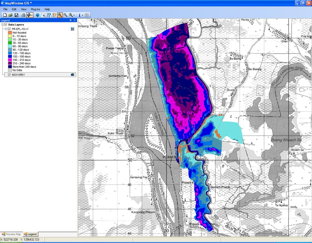 MapWindow GIS This is the raster file of the previous