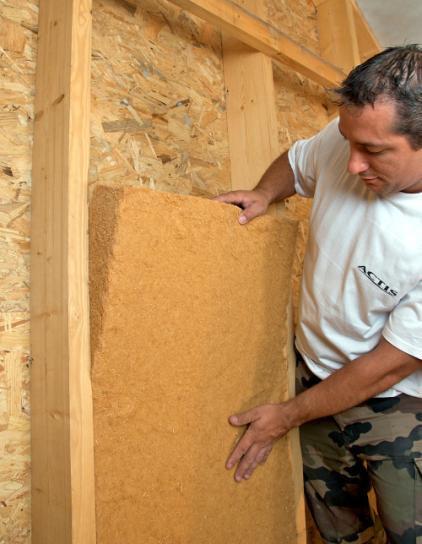 Wood fibre insulation Steico,
