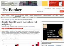 The Banker is essential reading for CEOs, CFOs, corporate treasurers and central bank governors. WEB SECTIONS INCLUDE COMMENT: opinion pieces from The Banker s editors and senior industry figures.