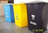 Master Bins: Ward Area Cluster of Wards are equipped with 3 Bins Yellow for