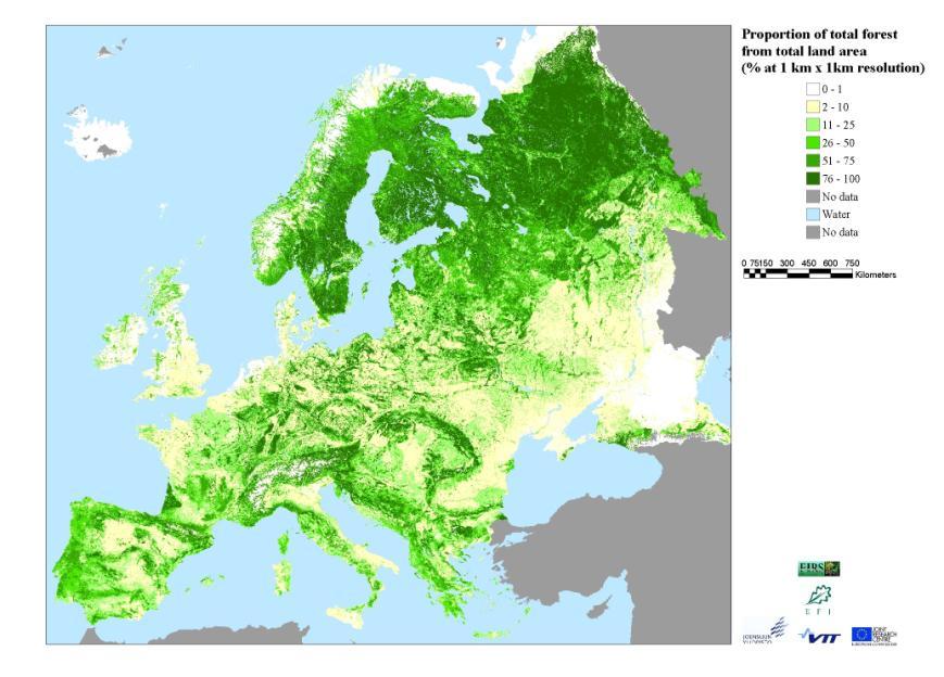FOREST COVER Europe