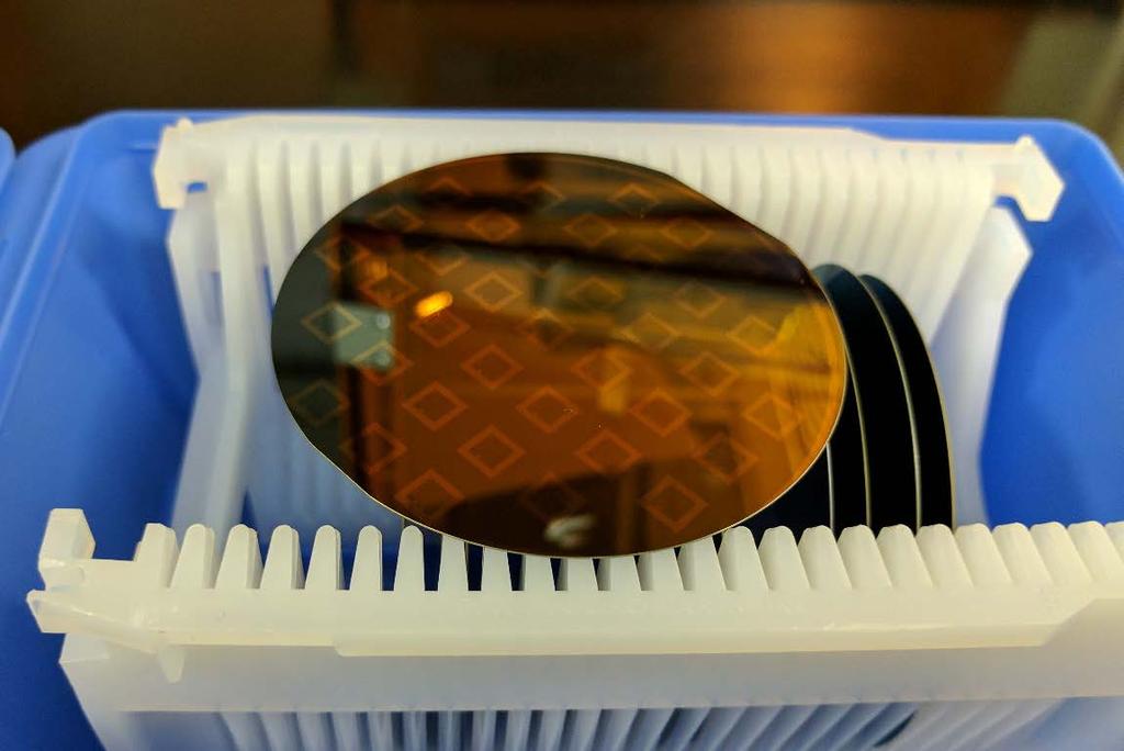 The two pictures below are of a Device wafer
