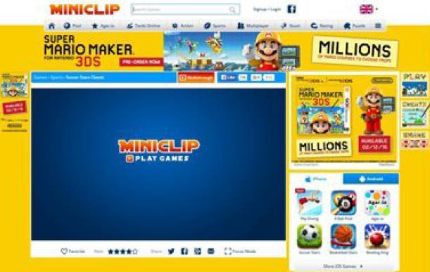 across Miniclip with