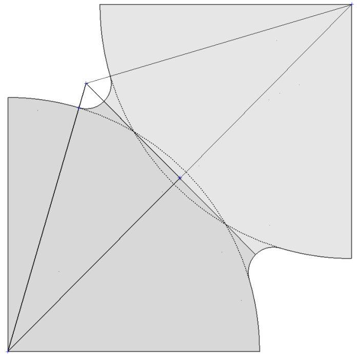 volume, is illustrated in Figure 2-12 and has height h = r H. The distance H = AM may be found using similar triangles ACN and AQM with the result in equation (40).