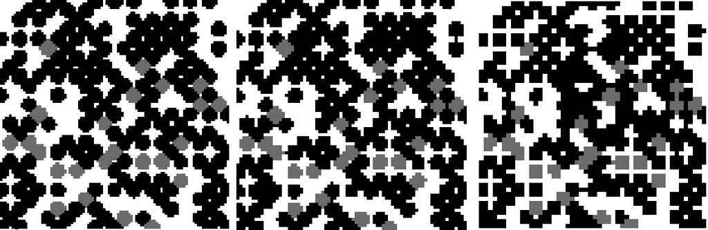 (a) (b) (c) Figure 4-11: Image resolution of (a) 100 by 100 pixels, (b) 76 by 76 pixels, and (c) 50 by 50 pixels.