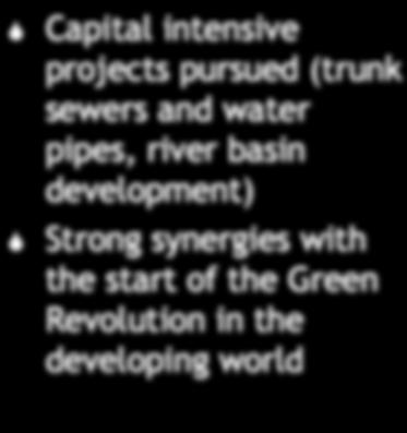 org June 27 2011 Isha Ray ELP 2011 6 Interventionist : 1940s- (2) Capital intensive projects pursued (trunk sewers and water