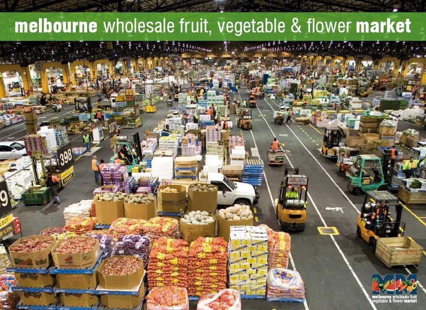 Melbourne Wholesale Fruit and Vegetable Market 33 Ha site