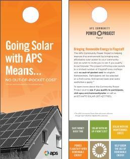 of customers Increases opportunity for renewable energy adoption Residential APS has